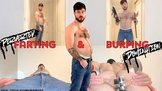 PERVERTED BURPING & FARTING DOMINATION