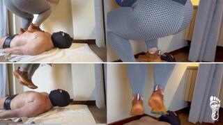 Juliette_RJ working out on her personal human step - FOR MOBILE DEVICES USERS - HARD TRAMPLING - TRAMPLING - FOOT FETISH - BODY JUMPING - BRAZILIAN MILF - TRAMPLING QUEEN - SADISTIC GODDESS - HUMAN STOOL - HUMAN STEP