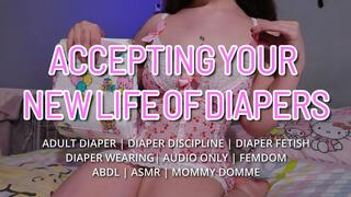 Accepting Your New Life Of Diapers [ASMR] (Featuring iWantMommySabrina)