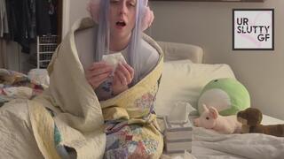 Kat LaCroix Catches a Cold