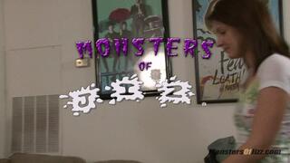 Hard Face Fuck Ends With GIANT Load On Her Ass