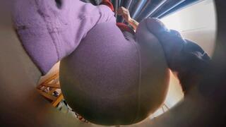 Sophie in VR360 squashed the dwarf loser with her big bottom to humiliate him 1