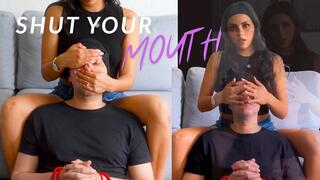 Hand over Mouth - Mistress Enola - Hand Smothering , nose pinching and breath play FullHD