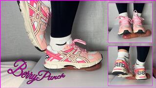Asics Cock Trampling - Grooved Sole Sneakers Cock Crush - Shoejob - CBT - Ball Stomping - Trampling - Foot Fetish - 1080HD