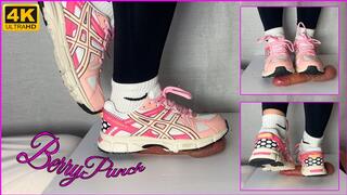 Asics Cock Trampling - Grooved Sole Sneakers Cock Crush - Shoejob - CBT - Ball Stomping - Trampling - Foot Fetish - 4K