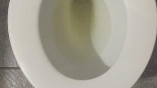 MY GOLDEN PEE IN MY TOILET