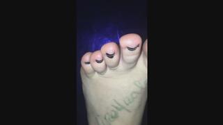 BLUE MIRROR LEFT FOOT SMALL