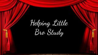 Helping Little Step-Bro Study