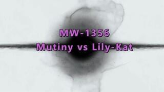 MW-1356 Bratty Lily vs old school Mutiny Pro style + grappling + pins