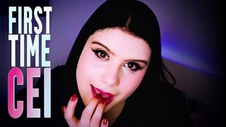 First Time CEI (Cum Eating Instruction, JOI)