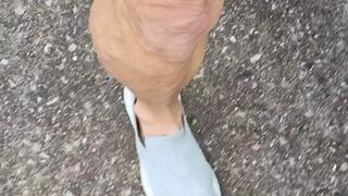 Tempest walking in loafers