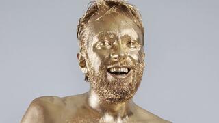 Metallic Copper Body Painting (4K)