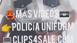 PoliciaUniform 4 Hand Free Cum Vertical Video Cop Fetish VideoGayPolicia Police Uniform Uniforme