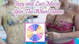 Izzy and Luci Messy Spin The Wheel Game