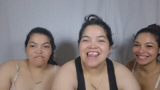 making fools of themselves in a trio