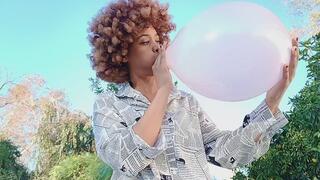 Red Balloons in the Sun: Inflate, Tie, Pop with Glitter