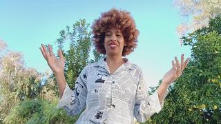 Sunlit Blow-to-Pop: Glitter Balloons in Nature