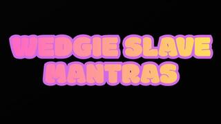 WEDGIE SLAVE MANTRAS