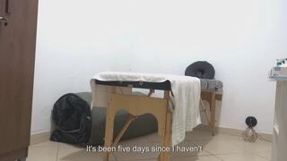 Anal examination performed by a real proctologist.