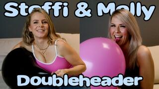 1698 Doubleheader balloons b2p blonde Steffi Melly
