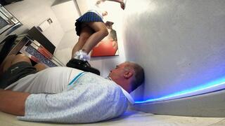 Trampled By A Schoolgirl FLOOR CAM