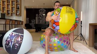 Big Beach Ball Sit Pop Domination