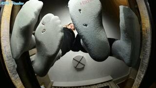 ARAB GIANTESS SWEATY SOCKS SQUASH tinys! Pt 2 - MOV