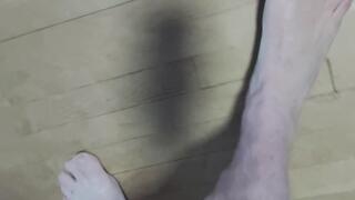 A compilation of some footage of my feet around the house and from above,
