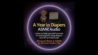 A Year in Diapers - ABDL ASMR Audio Diaper Training Challenge