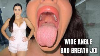 Wide angle bad breath JOI - OnlyVanessa