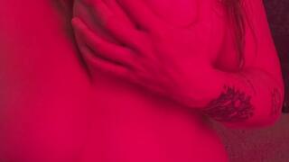 I Play w My Huge Natural TIts While Nude in Moody Lighting