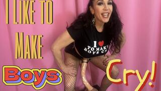 Mistress Jewell Likes to Make Boys Cry!