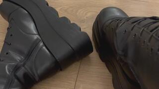 Mommy s Demonia Boots Crush Your Tiny Shrimp Dick