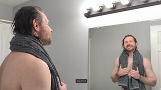 Albino Adonis - Watch and Get Ready With Me Bathroom Hair Fetish