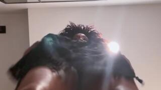 Unaware Giantess Tries On Outfits Before Going Out