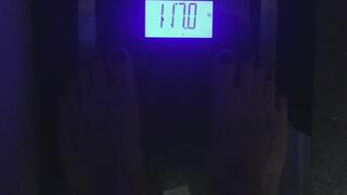 I WISH TO EARN AS MUCH MONEY AS I WEIGH DAILY