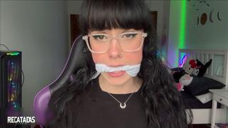 Hare Fuyu, self bondage, multiple gag show! (1080p)