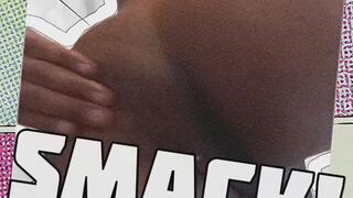 EP 01: Clapping - Black Femboy Twink Smacks & Slaps his Bubble Butt nonstop with his bare hands.