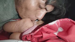 Tatiana's feet worship in the room