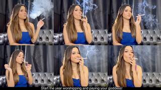 Start the year worshipping and paying your goddess!