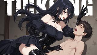 Rib Tickling Attack During Fence Painting Leads to Outdoor Fuck