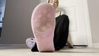 Slippers, socks, feet!