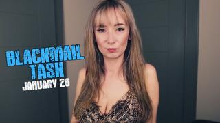 Blackmail task January 26