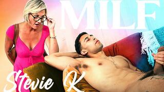 Big Dick Caught in Act: Glasses MILF Stevie K's Hardcore Family Bang!