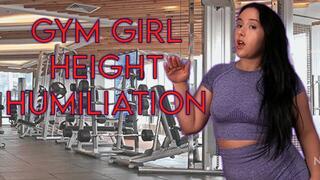Tall Gym Girl Mocks You