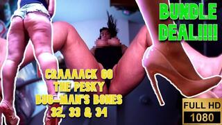 Craaaack go the Pesky Bugman's bones 32,33 &34