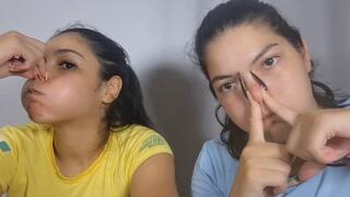 We hold our breath - We puff out our cheeks - We make silly faces