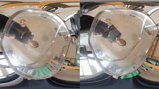 3DVR180 YIDE pov plays with dwarfs