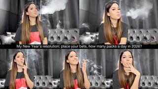 My New Year’s resolution: place your bets, how many packs a day in 2026?