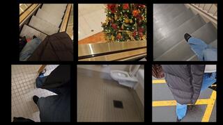 Down Stairs Escalators and Back Up to Begin 2026 A New Year Is Born